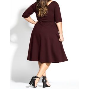 City Chic “Cute Girl Elbow Dress”